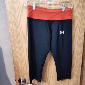 Under Armour Leggings in Black and Orange